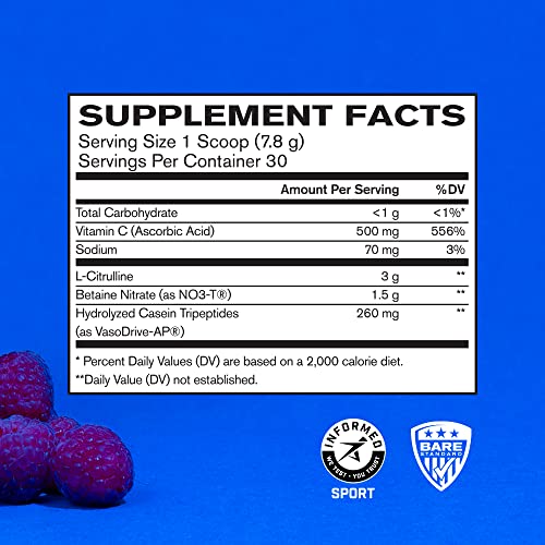 BARE PERFORMANCE NUTRITION, BPN Endo Pump Pre-Workout Muscle Pump Enhancer BARE PERFORMANCE NUTRITION