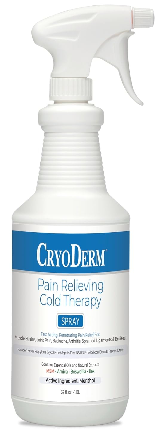 CryoDerm Cold Pain Relief Spray - 32 oz spray CryoDerm