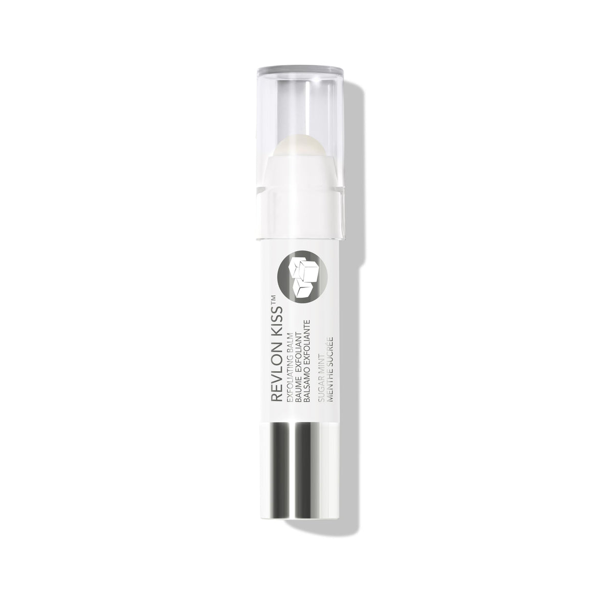 Revlon Kiss Sugar Scrub Exfoliating Lip Balm, 24 Hour Long Lasting Hydration, Sugar Mint, 0.09 oz REVLON