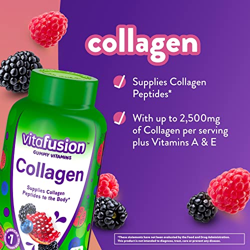 Vitafusion Collagen Gummy Vitamins, 60ct (Package May Vary) Vitafusion
