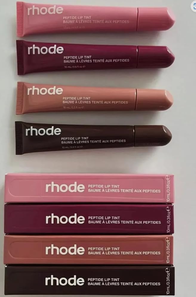 Rhode by Hailey Bieber The Peptide Lip TINTS SET ALL FOUR SHADES TOGETHER, 10ml/.3 Rhode