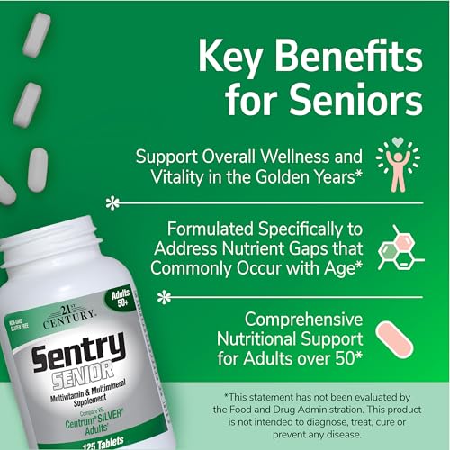 21st Century Sentry Senior Tablets, 265 Count 21st Century