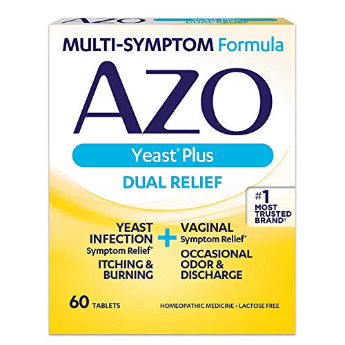 AZO Yeast Plus Tablets 60 ea (Pack of 12) AZO
