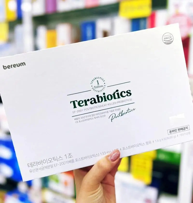 Terabiotics® 1 Trillion Postbiotic Stick – 2-Month Supply (60 Sticks / 20 per Box × 3 Boxes) – Heat-Treated EF-2001, Shelf-Stable, No Refrigeration Needed (20) SEOULIFE