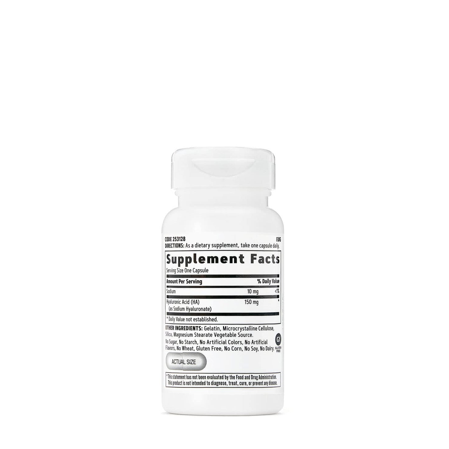 GNC Women's Hyaluronic Acid | Skin Hydrating Daily Supplement | Supports Moistureand GNC