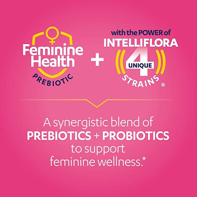AZO Dual Protection, Urinary + Vaginal Support, Prebiotic Plus Clinically Proven Women’s AZO