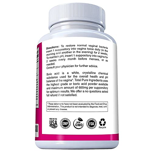 N'More Harmony 600MG Vaginal Suppositories Yeast Infection + 1 Suppository Applicator BV N'More