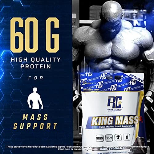 Ronnie Coleman Signature Series King Mass XL Protein Powder, Weight and Muscle Gainer Ronnie Coleman Signature Series