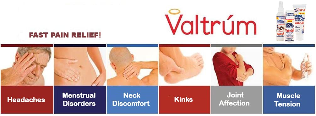 Valtrum Santo Remedio Pain Relief Spray, 4 Oz Valtrum