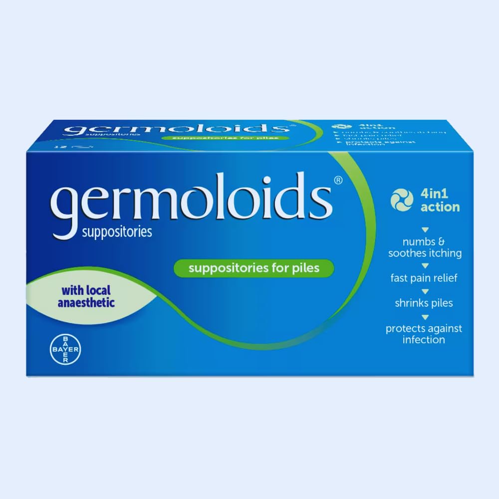 Germoloids Suppositories x 12 Germoloids