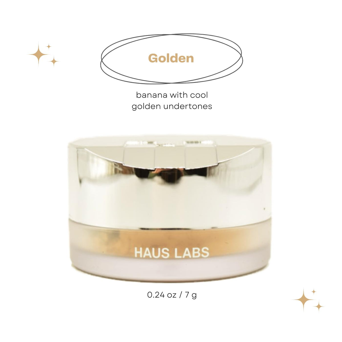 HAUS LABS BY LADY GAGA Bio-Blurring Talc-Free Loose Setting Powder Golden Haus Laboratories