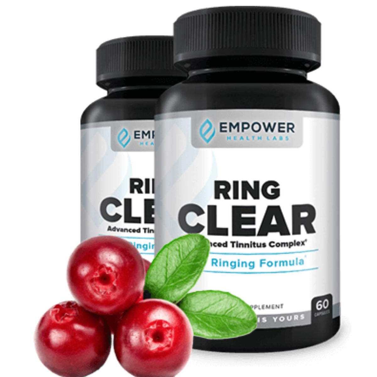 Empower Health Labs Ring Clear All-Natural Ear Buzz Relief Formula for Lasting Relief from Incessant Ear Buzzing - 30-Day Supply Empower Health Labs