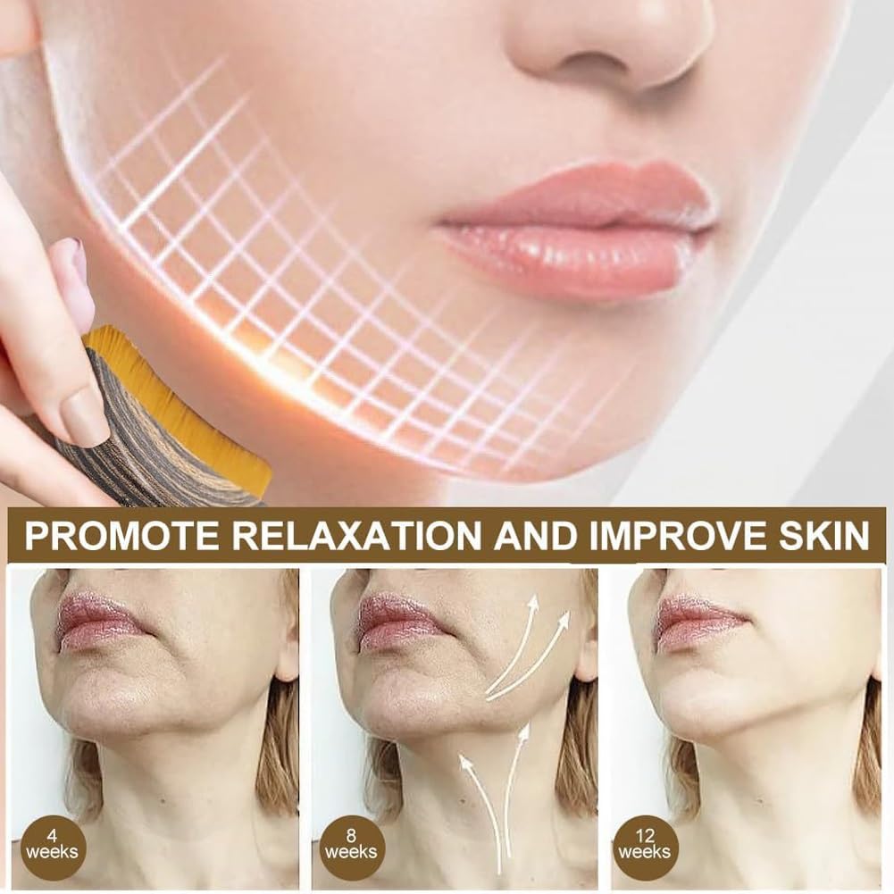 JBSZTH 2-Pack Lymphatic Contour Face Brush, Lymphatic Drainage & Contour Face Massage Brush Set for Gua Sha, Puffiness Reduction, Glowing Skin, Gentle Daily Facial and Body Massage Tool JBSZTH