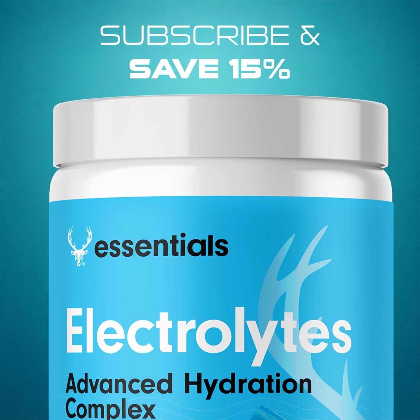 Bucked Up Essentials Electrolytes Blue Raspberry | Advanced Hydration Complex with 500 mg Electrolytes Per Serving | Gluten Free Non GMO Third Party Tested Drink Mix | 230g (50 Servings)