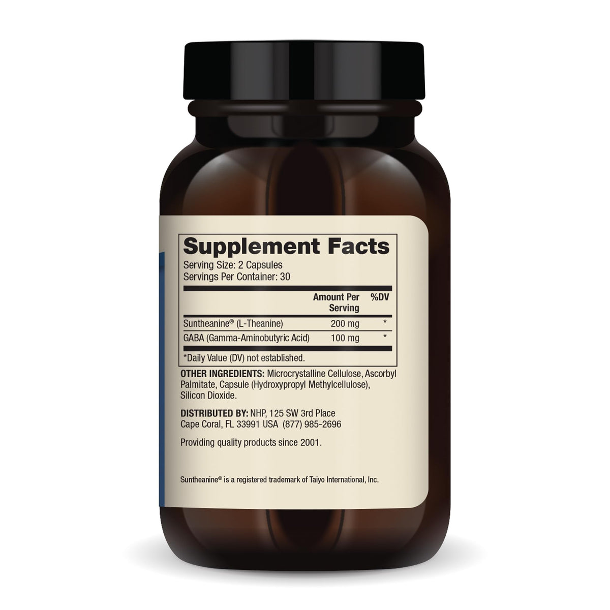 Dr. Mercola L-Theanine Plus GABA - Supports Relaxation - Focus & Cognitive Function - Stress Support Supplement - 200 mg L-Theanine - 100 mg GABA - 60 Capsules Dr. Mercola
