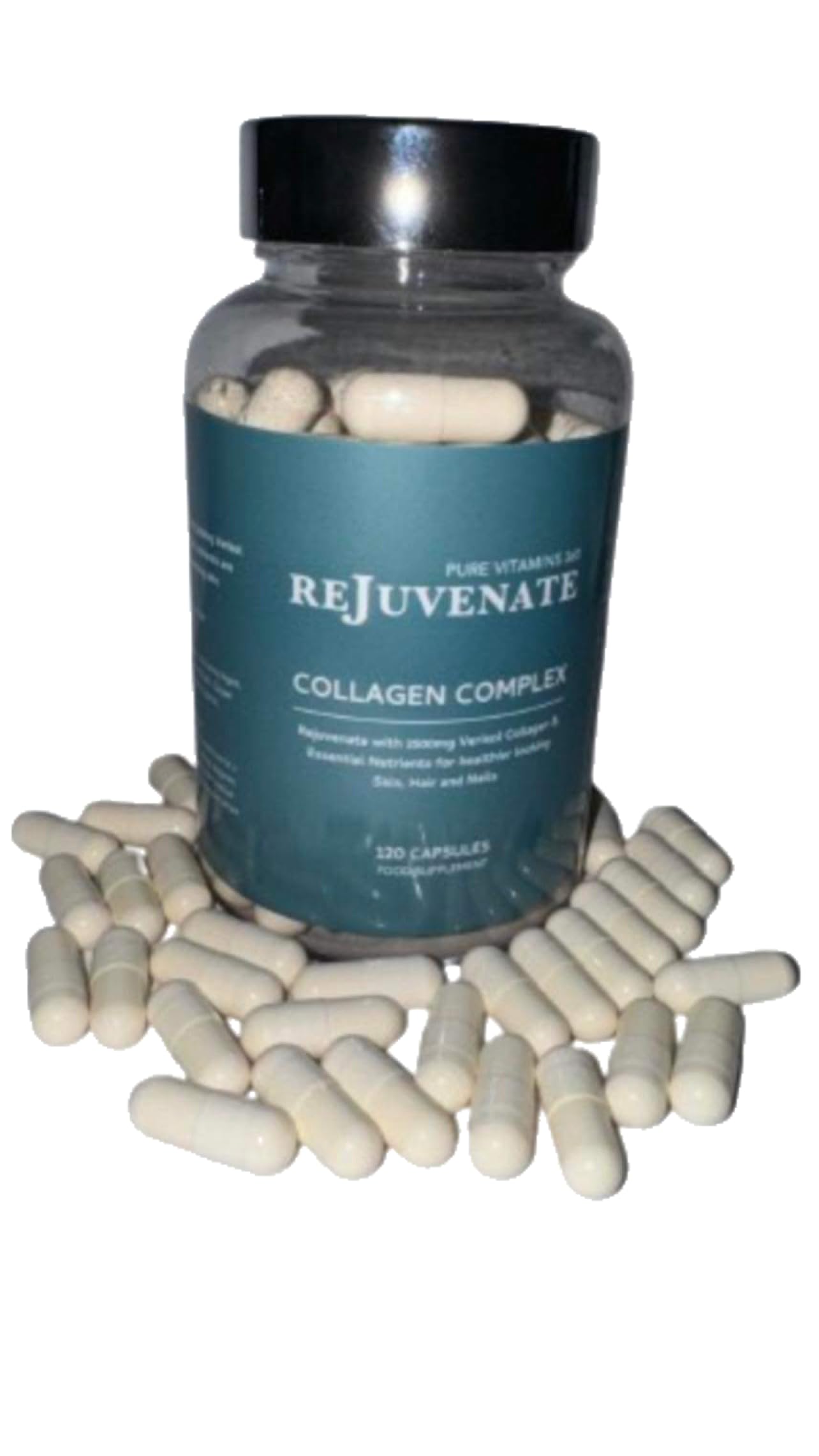 Rejuvenate premium Collagen Capsules - 2500mg High Strength Verisol Bovine Collagen Supplement Generic