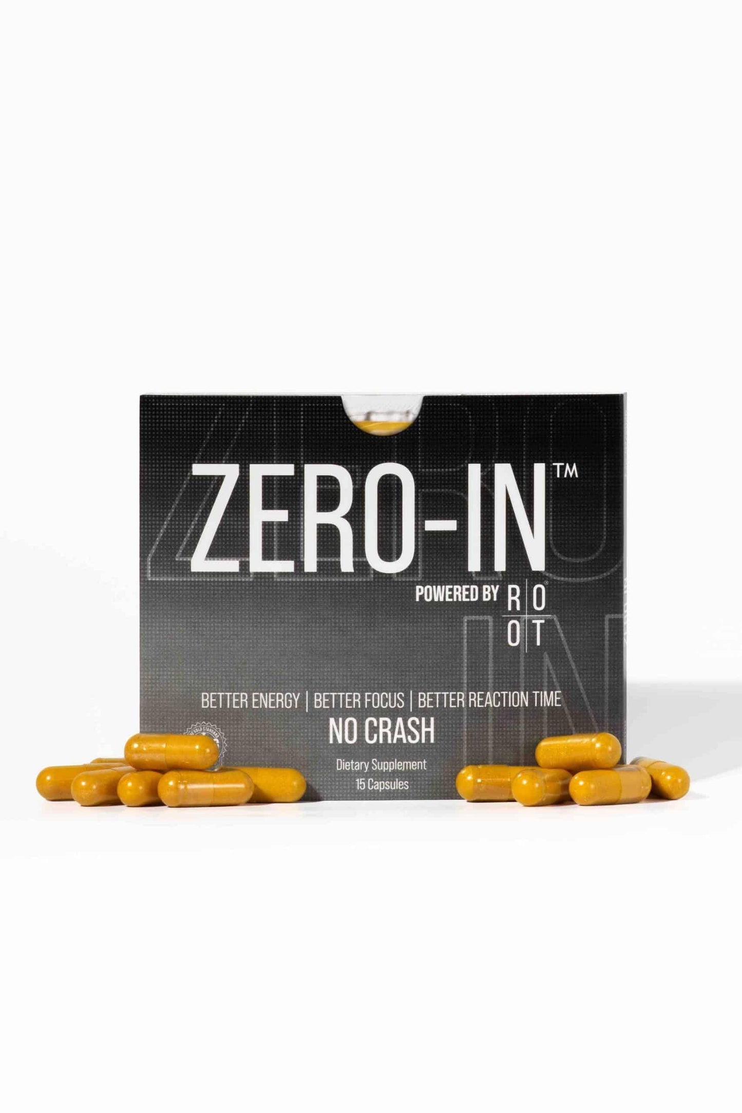 THEROOTBRANDS Root Wellness Zero-in by Dr. Rahm - Combination of Turmeric, Pine Bark Extract - 15 Capsules THEROOTBRANDS