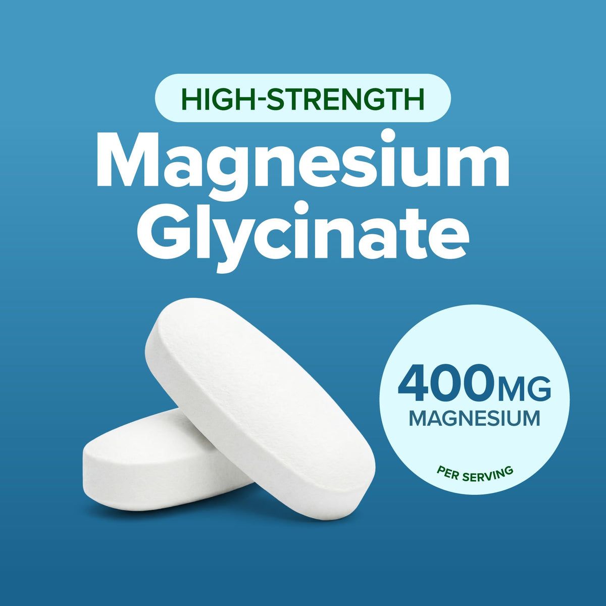Magnesium Glycinate 400mg | 4+ Month Supply | Sleep, Relaxation & Muscle Support | High Absorption Chelated Magnesium Supplement for Women & Men Purely Holistic
