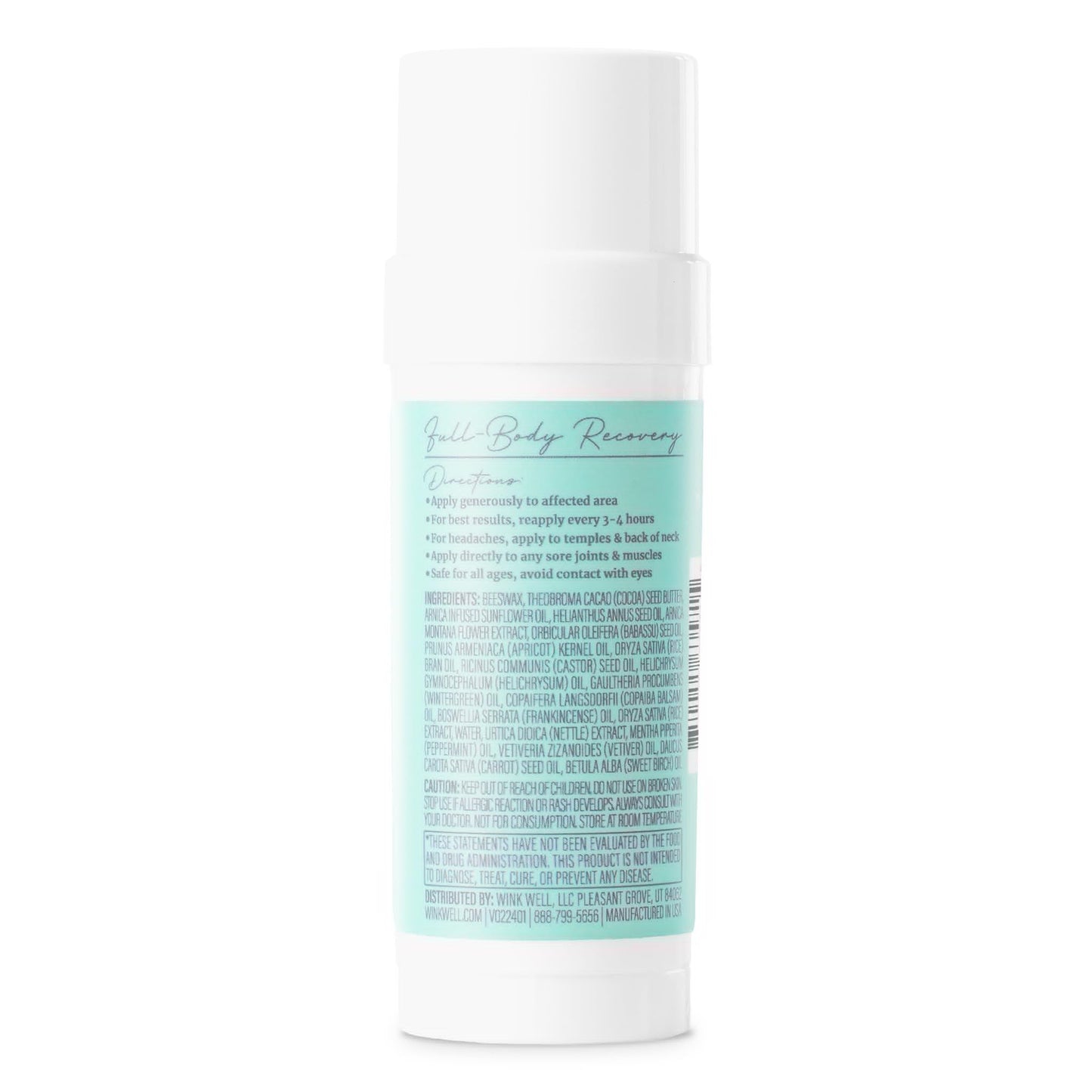 Wink Well Comfort Stick | Extra Strength Natural Muscle Relief | No-Mess roll on Stick | Joint Relief Wink Naturals