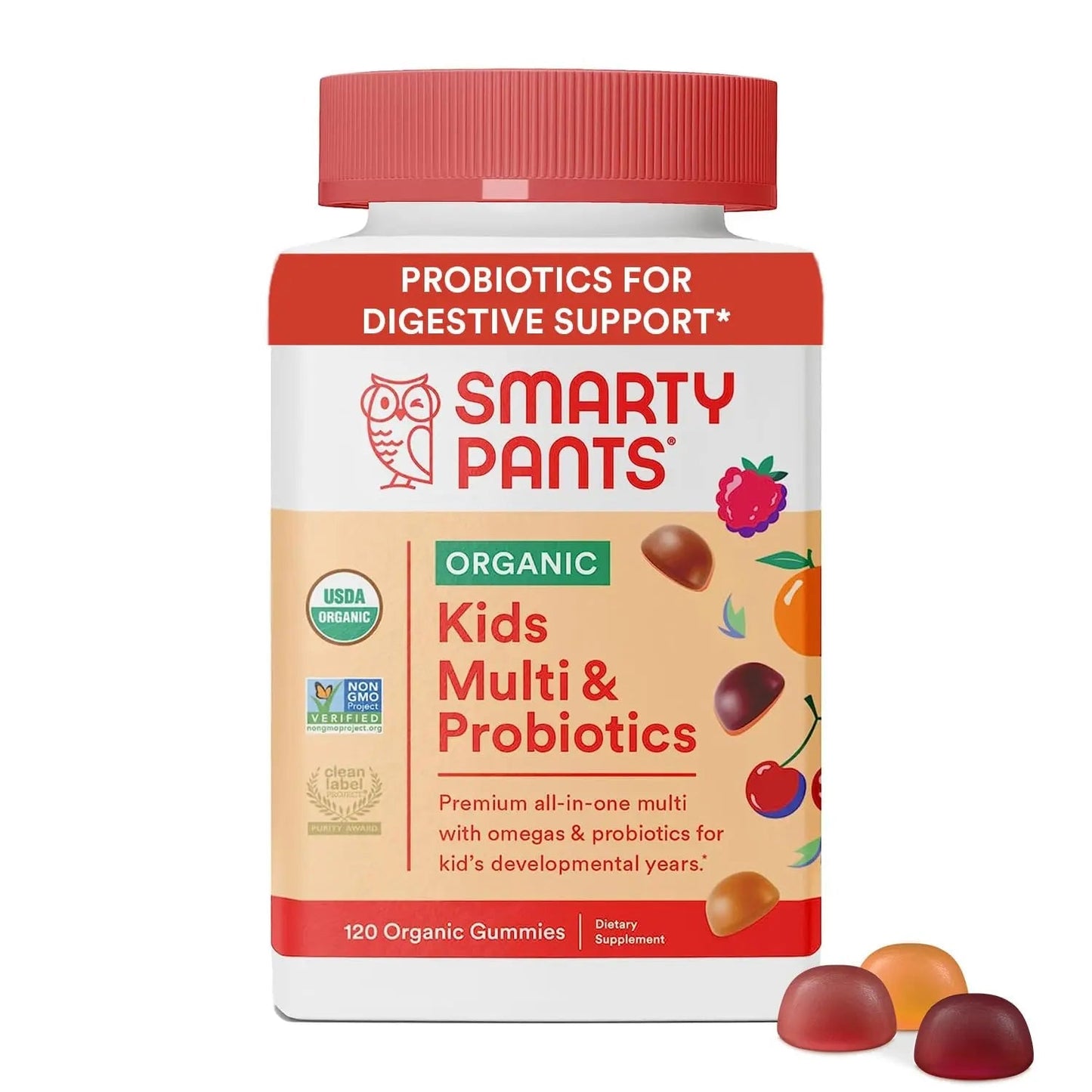 SmartyPants Kids Multivitamin Gummies 120 Count and Women's Multivitamin Gummies 60 Count Bundle SmartyPants