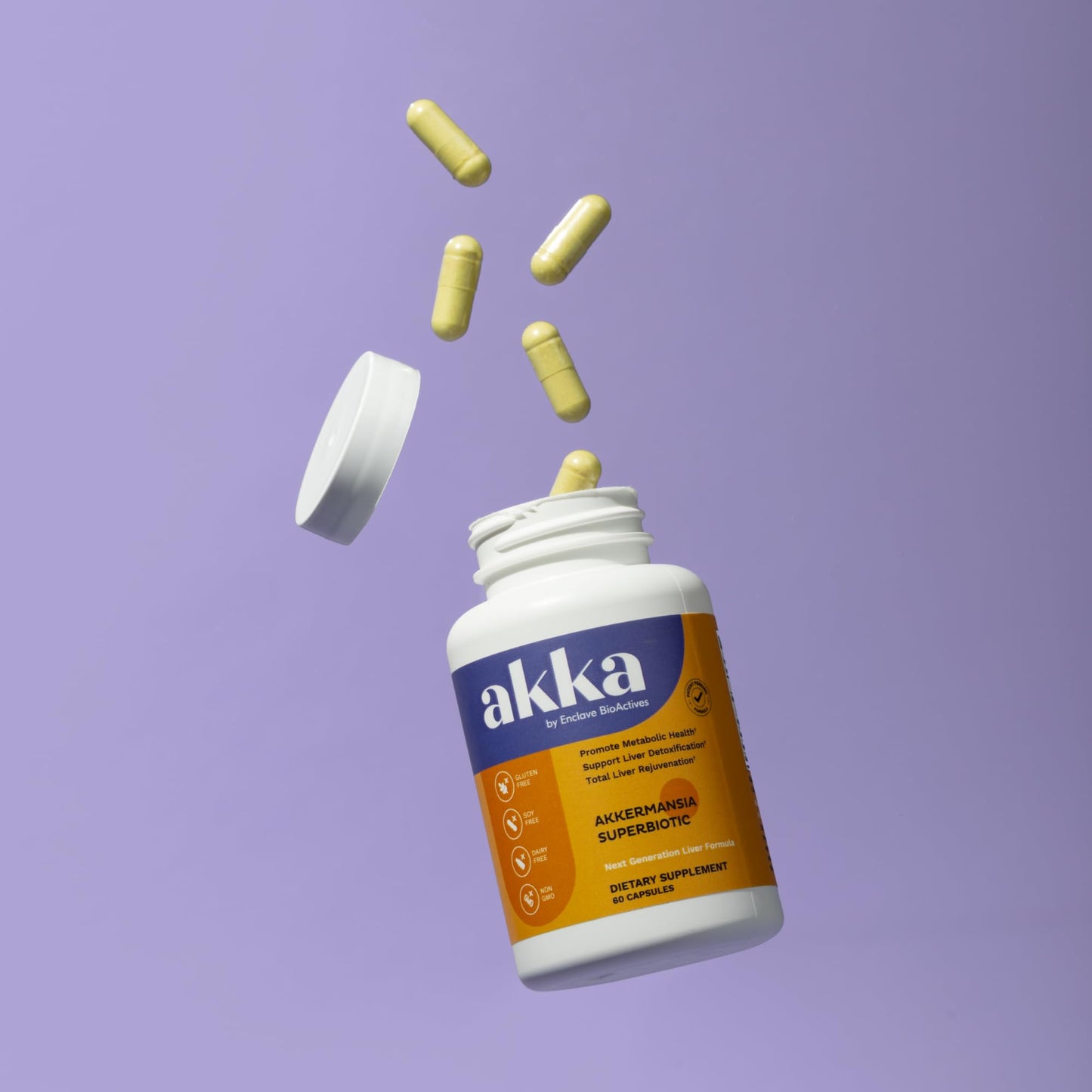 AKKA - Akkermansia Probiotic Liver Cleanse Detox & Repair - Liver Health Supplement for Energy, Digestion & Metabolism with Akkermansia Muciniphila (AKKA Superbiotics), AKKA