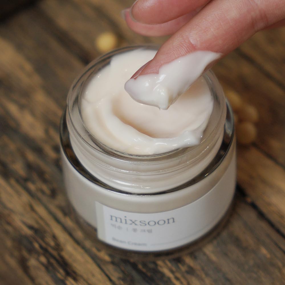 mixsoon Bean Cream-Deep Moisturizer Face Cream, Hydrating and Smoothing for Face, Fermented Soybean Extract mixsoon