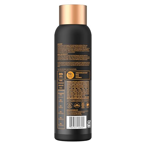 SheaMoisture African Black Soap Body Wash Calm and clearing body wash for 24H Visible Moisture for Healthy, Glowing 18 Oz Shea Moisture