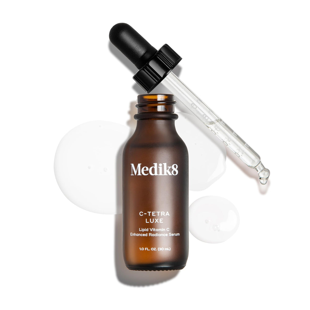 Medik8 C-Tetra Luxe - Balancing Vitamin C Serum For Face - Smooths Fine Lines and Wrinkles - Face Serum with Squalane - Vegan and Gluten Free - 1.0 oz Medik8