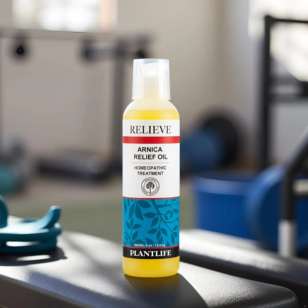 Plantlife Arnica Relieve Oil and Balm Bundle - Relieve Products are a Homeopathic Solution for Everyday Use - Works Quickly and Effectively - Made in California Plantlife