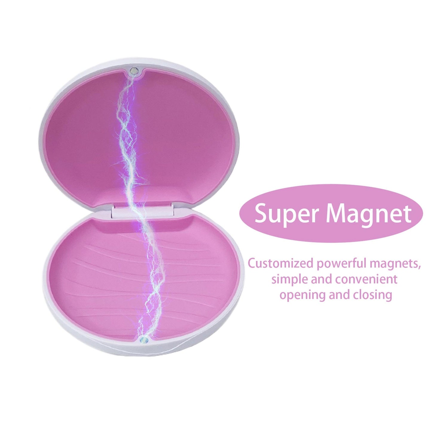 Retainer Case,Cute Slim Aligner Case Compatible with Invisalign,Retainer Holder with Aligner Remover Maoerdental