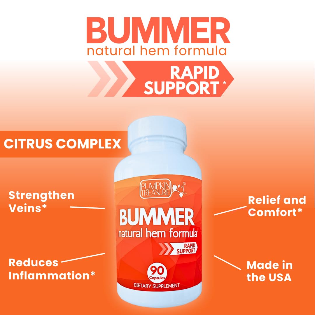 Hem Knockout Fast-Acting Hemorrhoid Pills - Internal Relief Supplement for Pain, Swelling & Bleeding - Natural Vein Support Formula - 90 Day Supply - Made in USA Hem Knockout