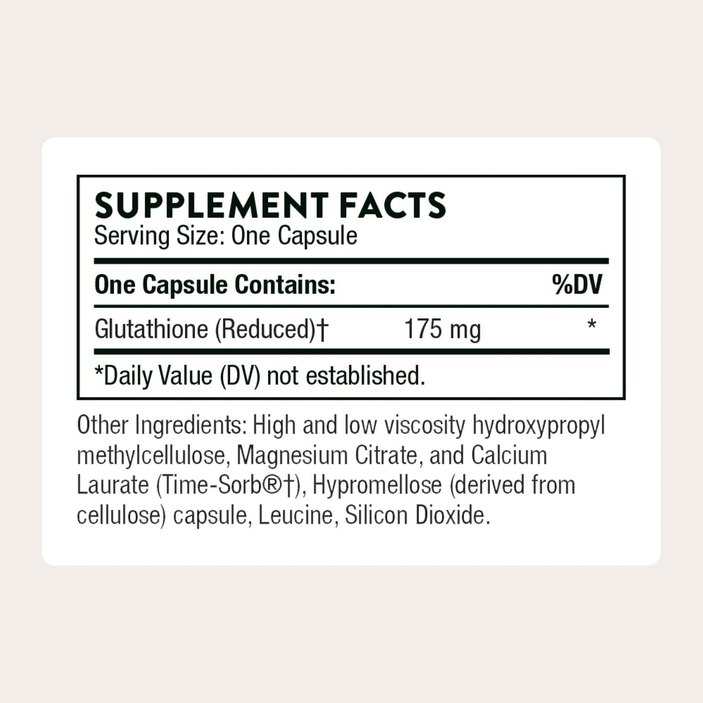 THORNE - Glutathione-SR - Sustained-Release Glutathione for Antioxidant Support* - 60 Capsules THORNE