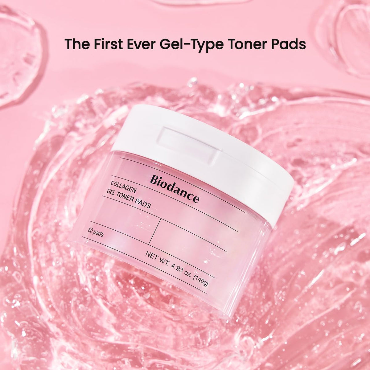 Biodance Collagen Gel Toner Pads, Pore Minimizer for Face, Improving Elasticity, Plumping Toner Pads for Sensitive Skin BIODANCE