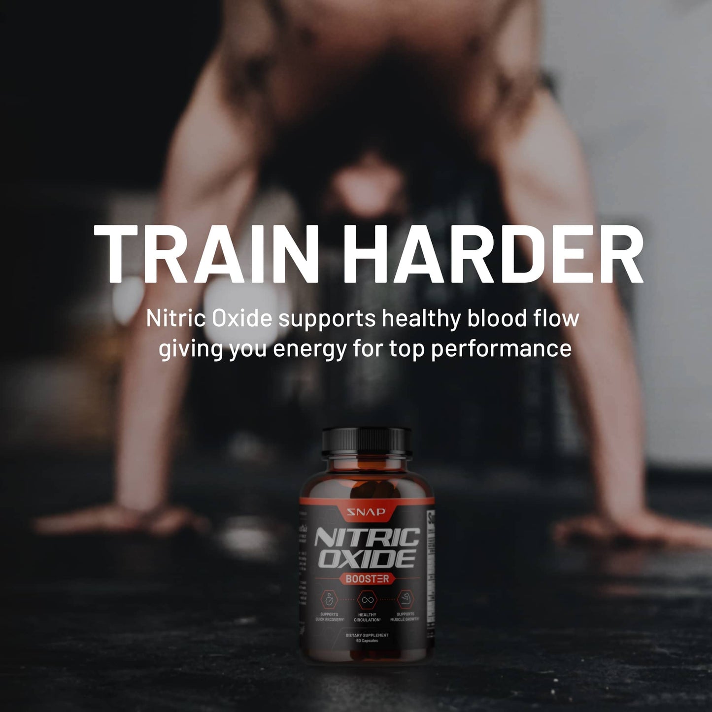 Snap Supplements Nitric Oxide Booster and BCAA Powder Snap Supplements