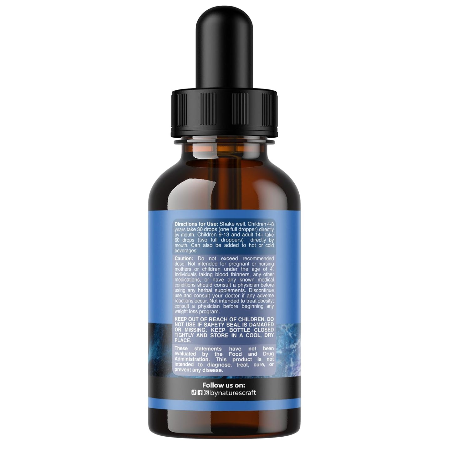 High Absorption L-Theanine Liquid Drops - Nootropic Focus Supplement with L Theanine 200mg Per Serving and Chamomile Extract Supplement for Adults and Kids Relaxation and Focus - 2 Fl Oz Natures Craft