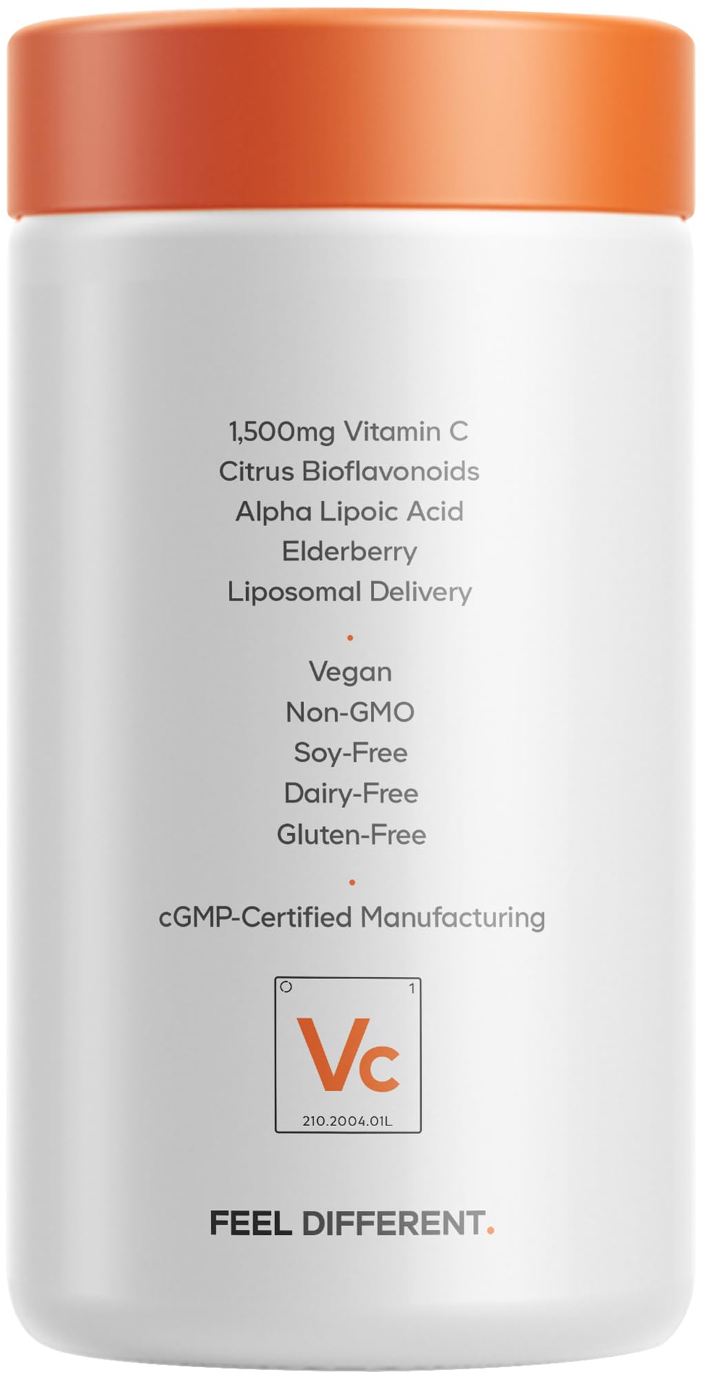Codeage Liposomal Vitamin C 1500mg with Zinc, Elderberry, Citrus Bioflavonoids Grapefruit, Lemon, Orange Powder, Quercetin & Rose Hips Fruit – Vegan Supplement - Non-GMO, Vegan Pills, 180 Capsules Gsupps Australia