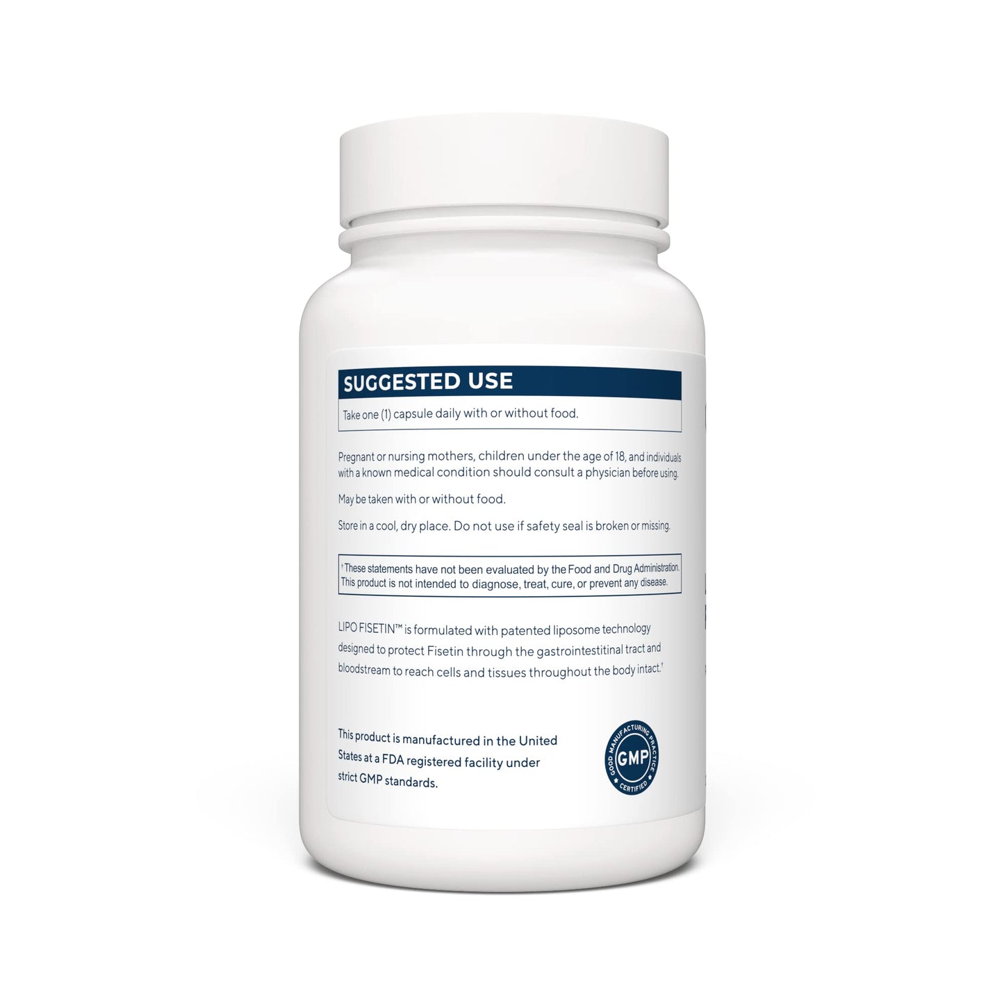 Renue By Science Fisetin | 90 Liposomal Fisetin Supplements - 150mg Fisetin per Serving | Senolytic Supplements | Bioavailable Formula for Increased Absorption | Non-GMO & Made in The USA Renue By Science