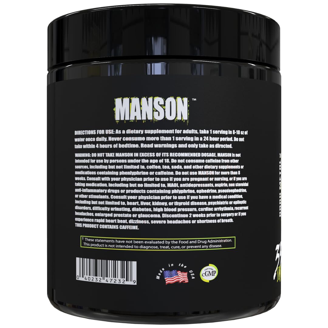 Dark Metal Manson, Mixed Berry, 0.75 Pound Gsupps Australia
