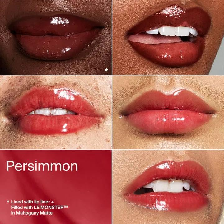 HAUS LABS BY LADY GAGA PHD HYBRIDLIP GLAZE - Persimmon (Reddish Brown) & ENTEL Aloe vera Sheet Masque (BONUS) HAUS LABS BY LADY GAGA