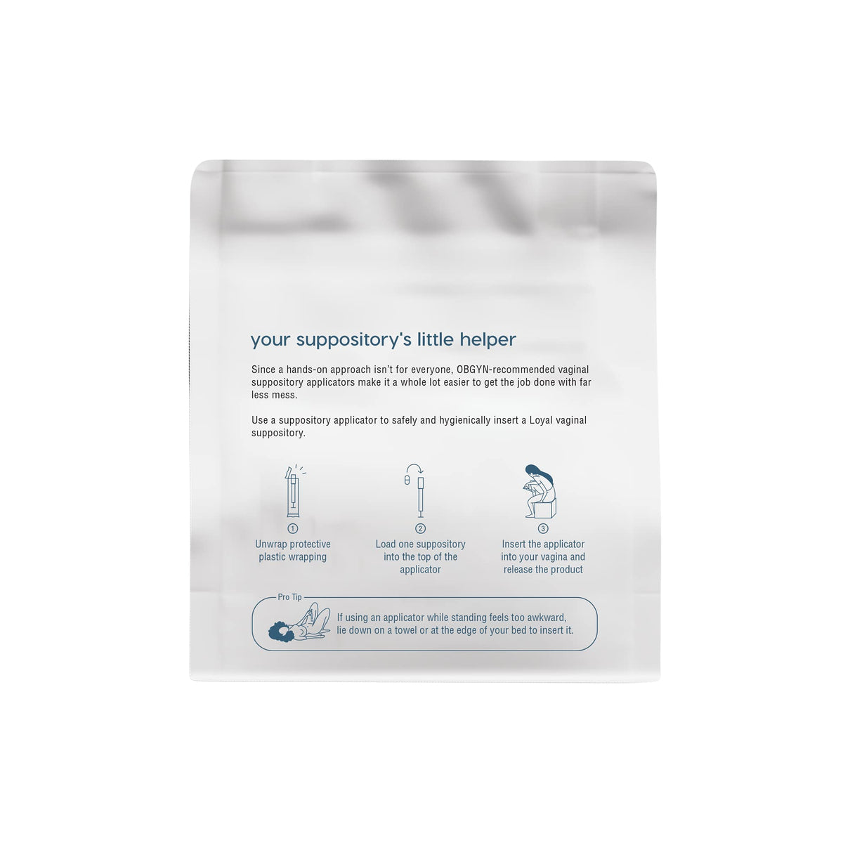 Loyal The Helper Suppository Applicators | Efficient | Compact | Comfortable | Fits Most Brands, Pills, Tablets and Boric Acid Suppositories (30-Pack) Loyal