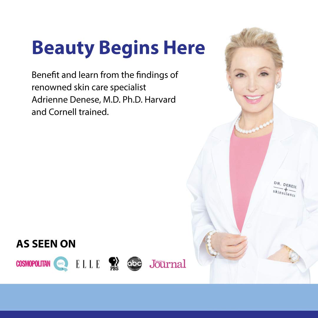 Dr. Denese SkinScience Advanced Firming Facial Pads 100 Count – Professional Exfoliator with Glycolic Acid, Peptides and Aloe for Smooth Radiant Skin, Refined Pores – Dermatologist Tested Cruelty Free Dr. Denese