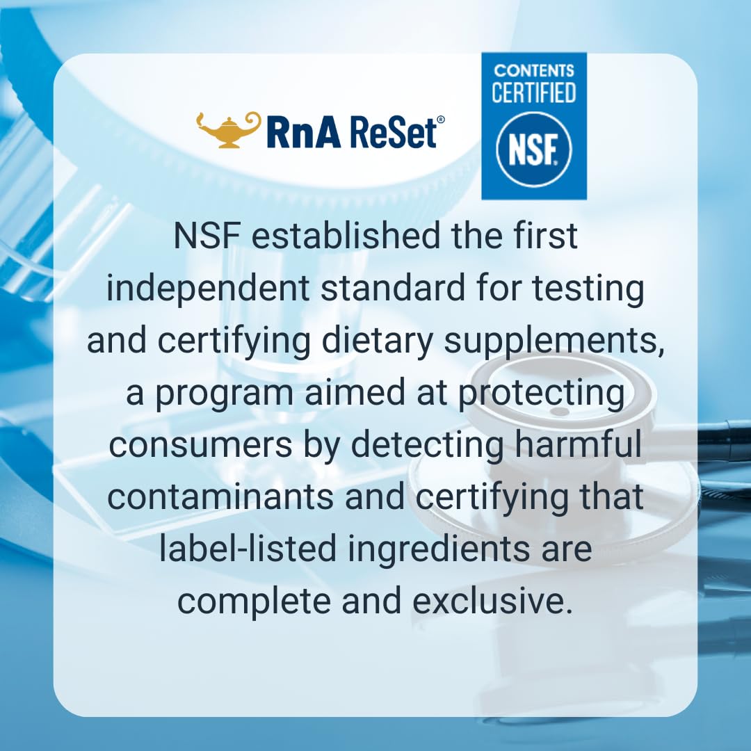 RnA ReSet ReAline – Methylated B Complex with Taurine & Methionine, Active B Vitamins, Detox & Methylation Support (60 Capsules) NSF Certified RnA ReSet