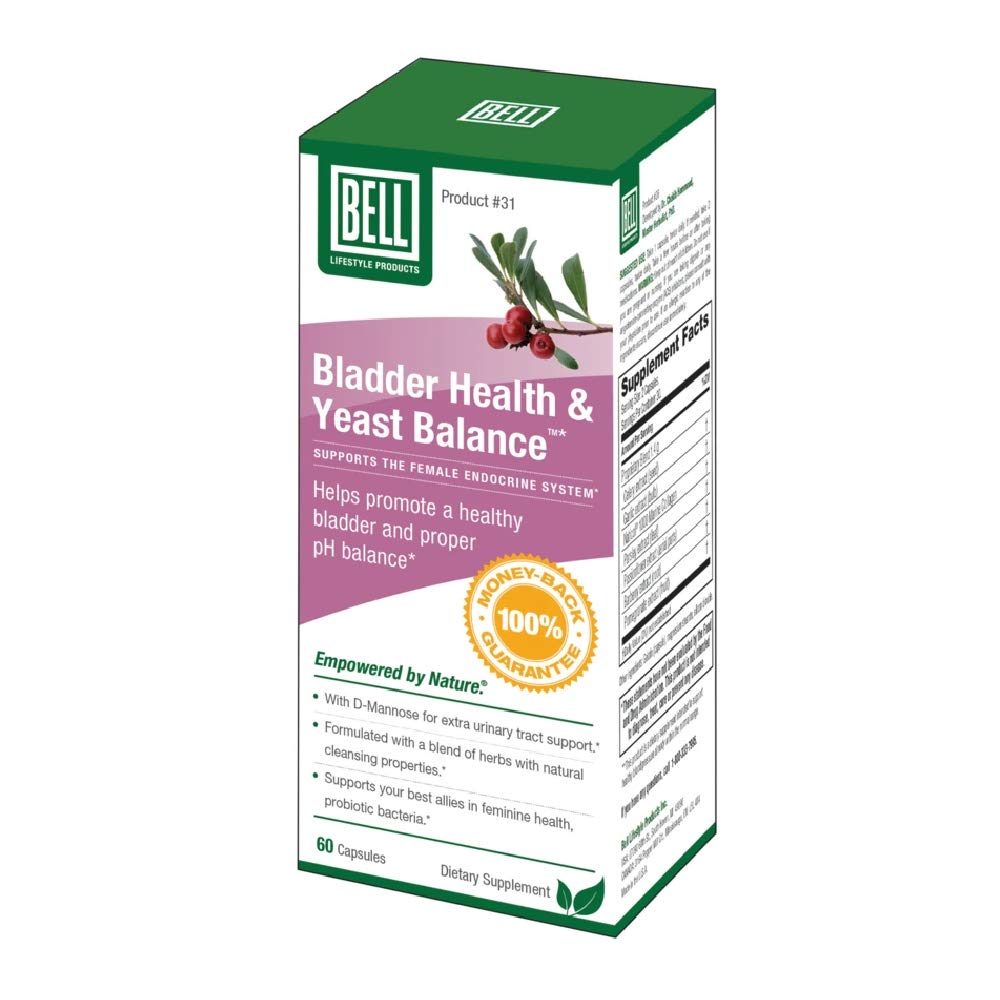 Bell Lifestyle Products Bladder Health & Yeast Balance | 60 Capsules Bell