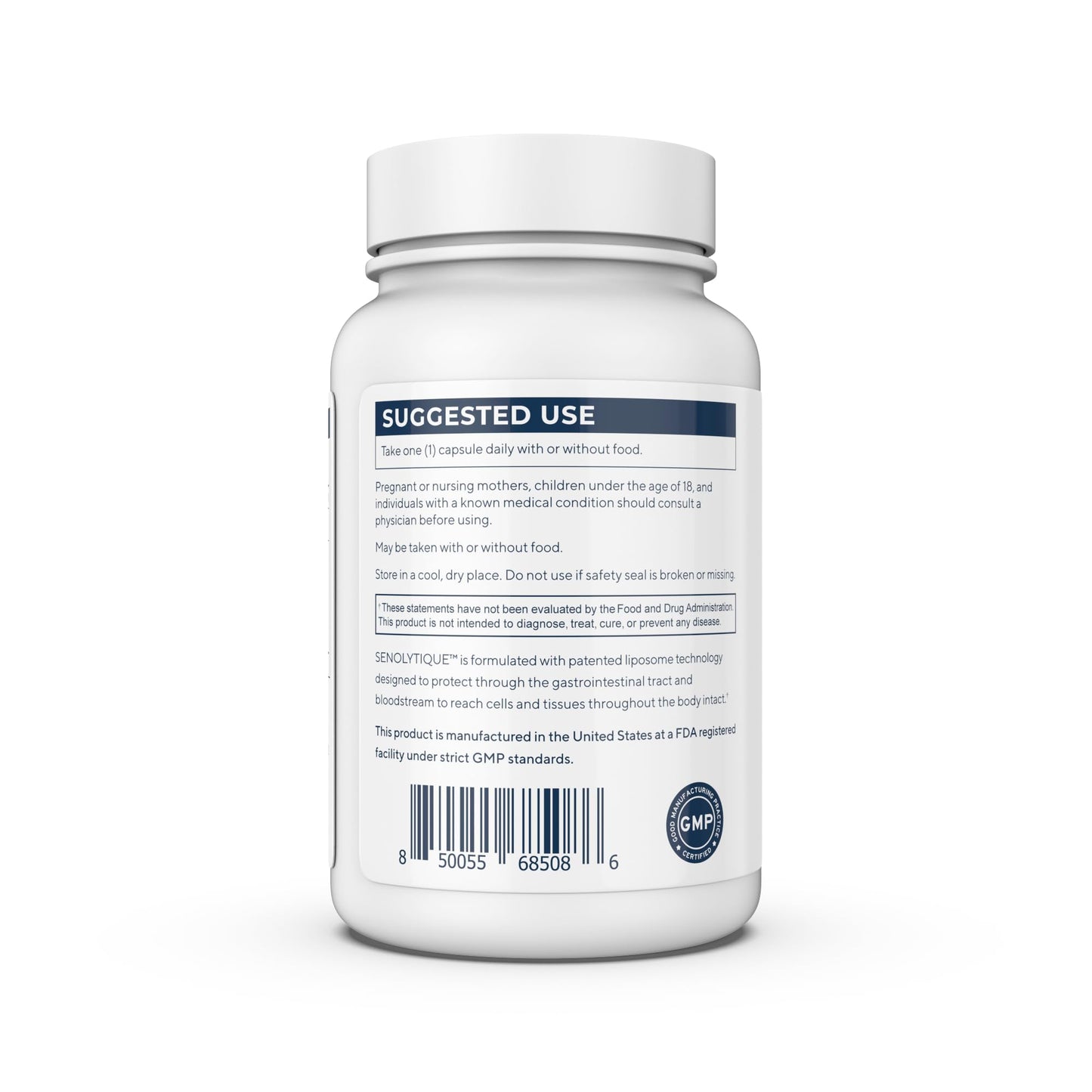 Renue By Science Senolytique Senolytic Supplements | 60 Capsules with Fisetin (35mg) Quercetin (78mg) & Spermidine (3mg) per Serving | Liposomal Formula | Manufactured in The USA & Third-Party Tested Renue By Science