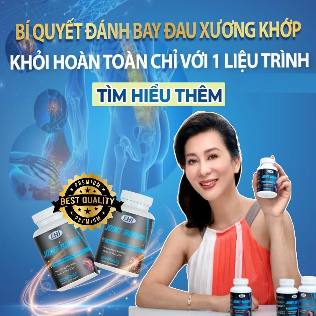Joint Bonus Hỗ Trợ Xương Khớp (100% Authentic, Sản Phẩm Chính Hãng Tại USA) 2 Bottles Joint Bonus
