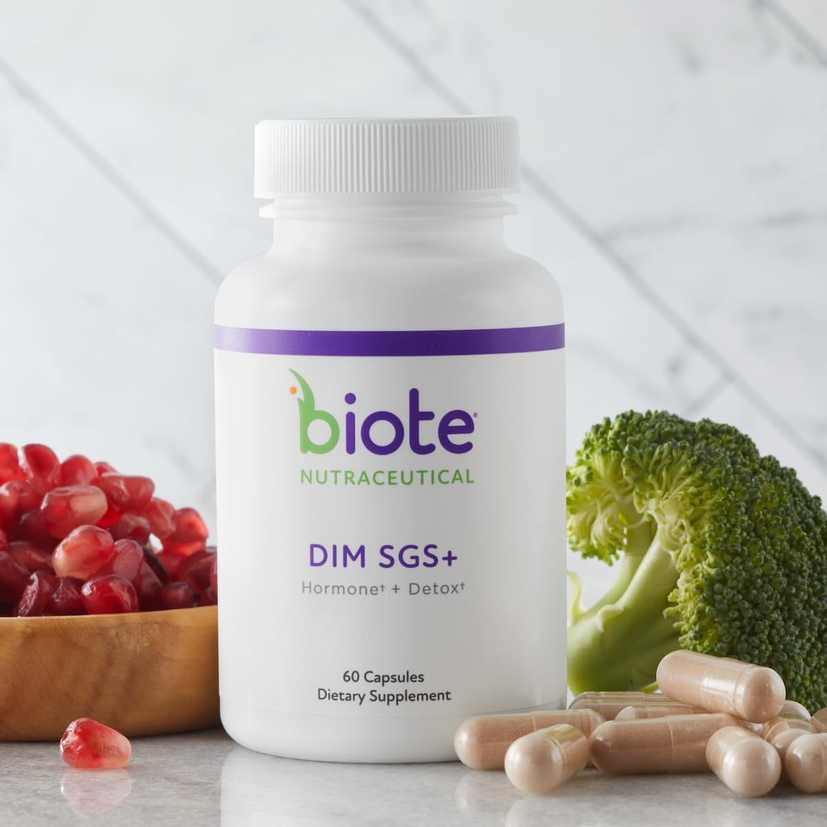 Biote Nutraceuticals - DIM SGS + - Hormone + Detox (60 Capsules) Biote