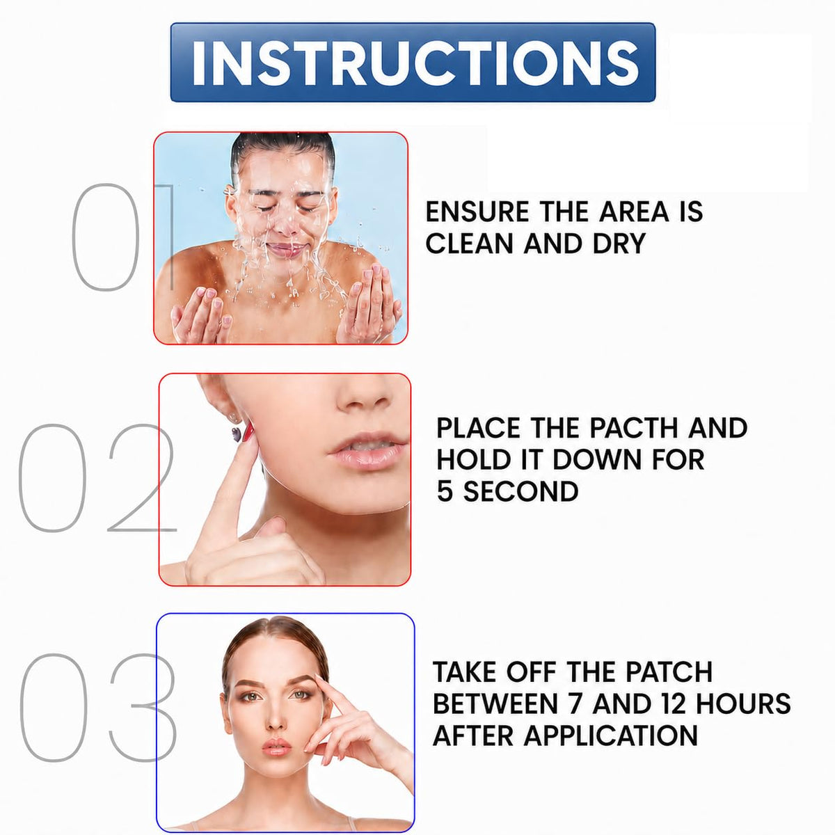 Hellados™ 450 Pimple Patches For Face, 4 Size Hydrocolloid Acne Patches Hellados