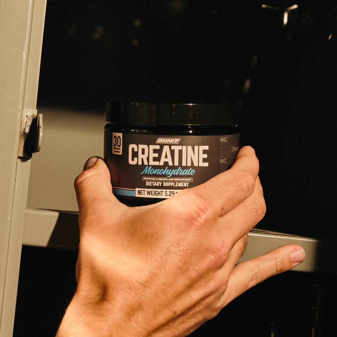 ONNIT Creatine Monohydrate Powder, IGEN™ Non-GMO Tested – 5g Premium Creatine for Muscle Strength, Power & Lean Mass, Supports Brain Health & Cellular Energy, Unflavored, 30 Servings, 5.29 oz 2-Pack Gsupps Australia