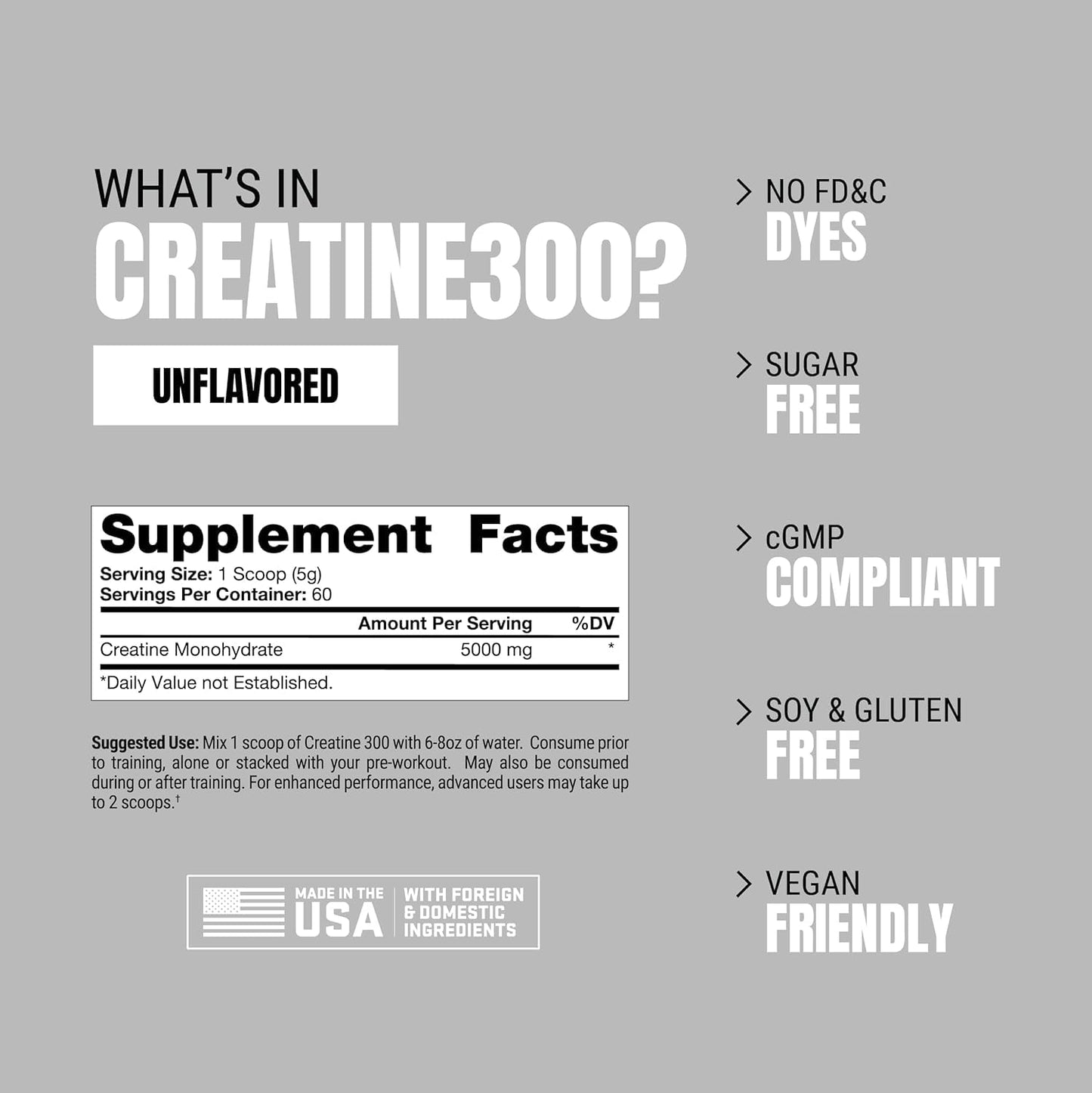 PROSUPPS Hyde Signature Sustained Energy Pre-Workout, Blue Razz - 60 Servings, and Creatine 300 Bundle Gsupps Australia