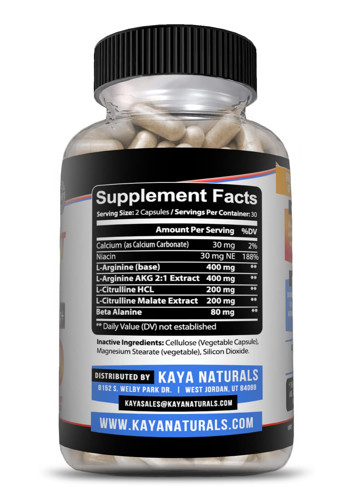 Kaya Naturals - Nitric Blast Potent All-Natural Herbal Supplement for Maximum Health Benefits Kaya Naturals